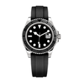 Sport 42 – Black Dial | Rubber Strap & Matte Ceramic Bezel