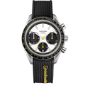 Speedmaster Racing Co-Axial Chronometer Silver and White Dial